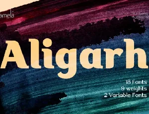 Aligarh font