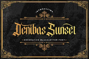 Denibas Sunset font