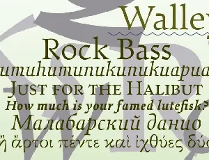 Walleye font