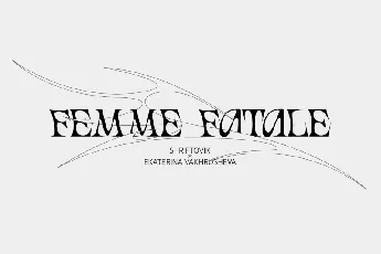 SK Femme Fatale font