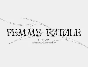 SK Femme Fatale font