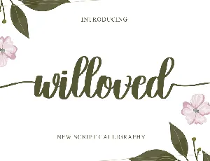 Willoved font