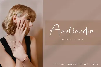 Andella â€“ Modern Script font