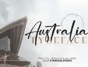 Australia Script font