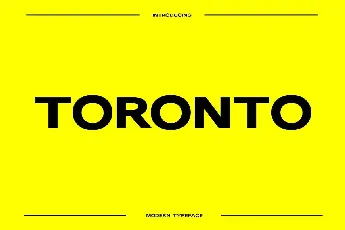 Toronto font