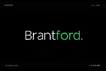 BrantFord font