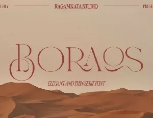 Boraos font