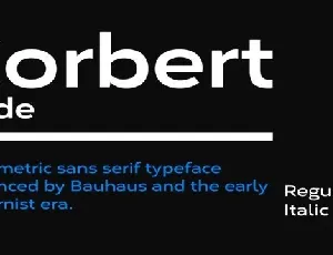 Corbert Sans Serif font