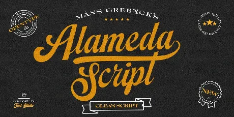 Alameda Script font