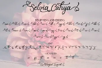 Selvia Cahya font