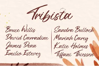 Tribista font