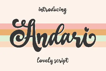 Andari font