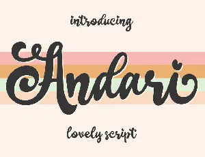 Andari font