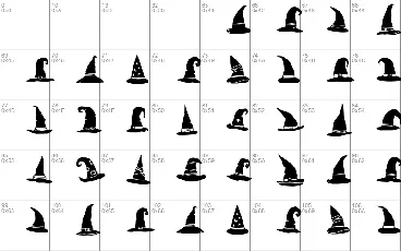 Witch Hat font