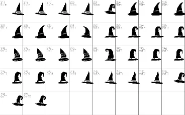 Witch Hat font