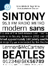 Sintony font