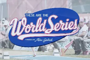 World Series Script font