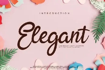 Elegant Script font