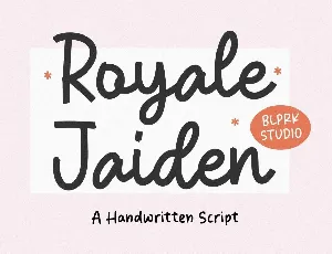 Royale Jaiden font