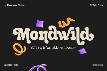 Monwild font