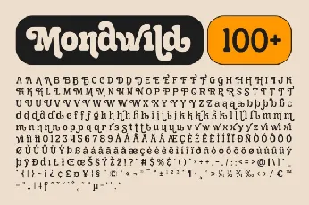 Monwild font