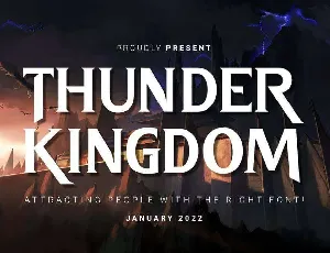 Thunder Kingdom font