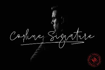 Corline Signature font