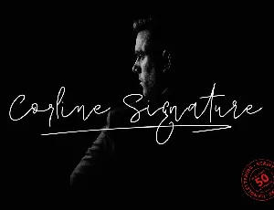 Corline Signature font