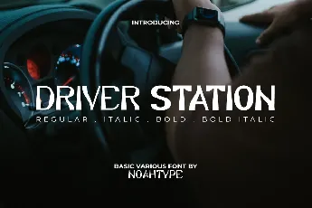 Driver Demo font