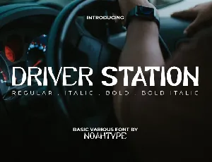 Driver Demo font
