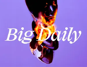 Big Daily Family font