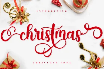 Christmas Calligraphy Typeface font