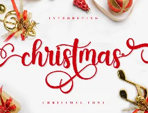 Christmas Calligraphy Typeface font