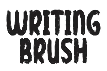 Writing Brush font