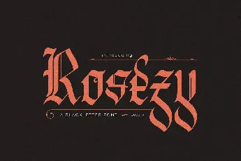 Rosezy font