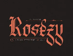 Rosezy font