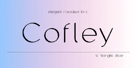 Cofley Family font