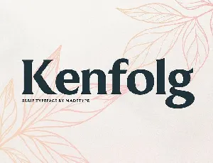 MADE Kenfolg Serif font