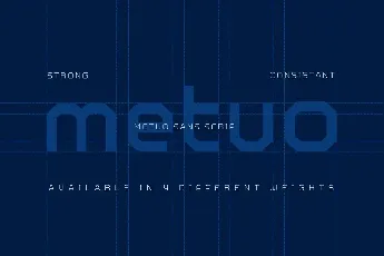 Metuo Personal Use font