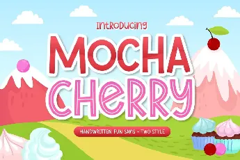 Mocha Cherry Demo font