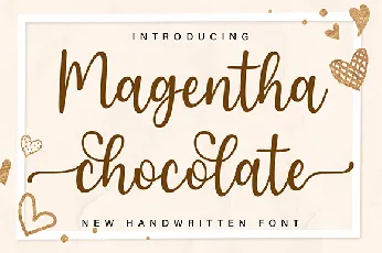 Magentha Chocolate font