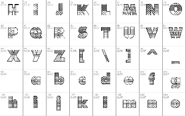 Bricks font