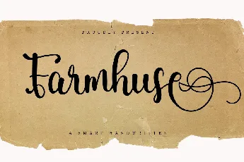 Farmhouse Typeface font