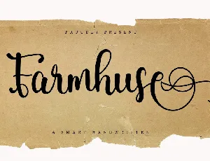 Farmhouse Typeface font