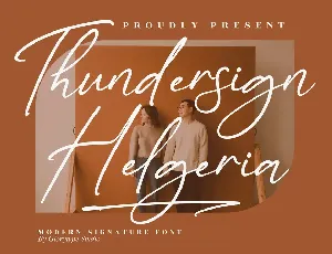 Thundersign Helgeria font