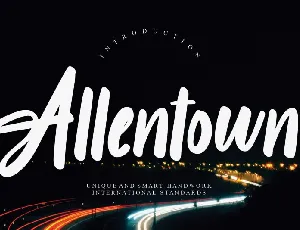 Allentown Script font