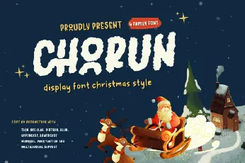 Chorun font