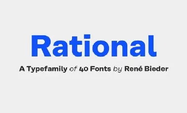 Rational Free font