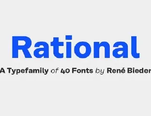 Rational Free font