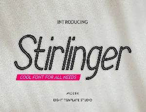 Stirlinger font